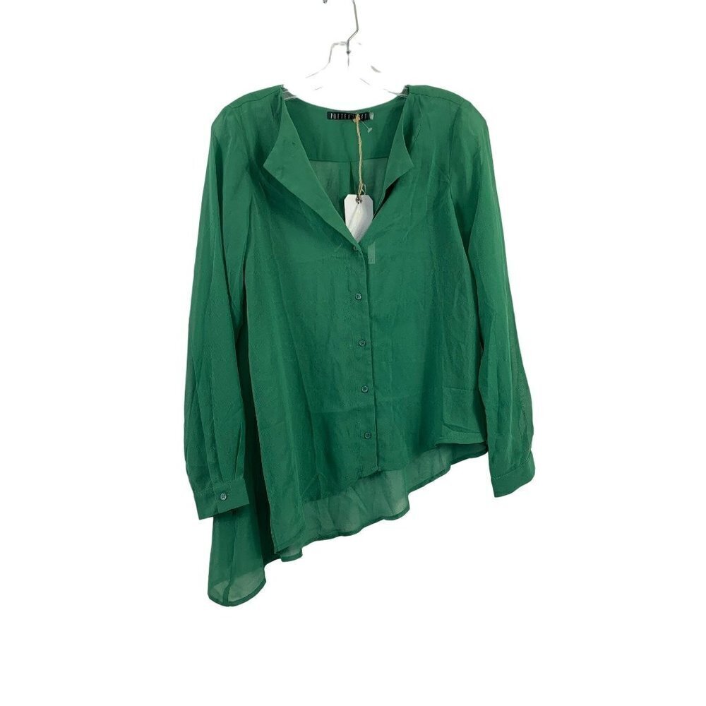 Potter's Pot Women's Shear Green Blouse